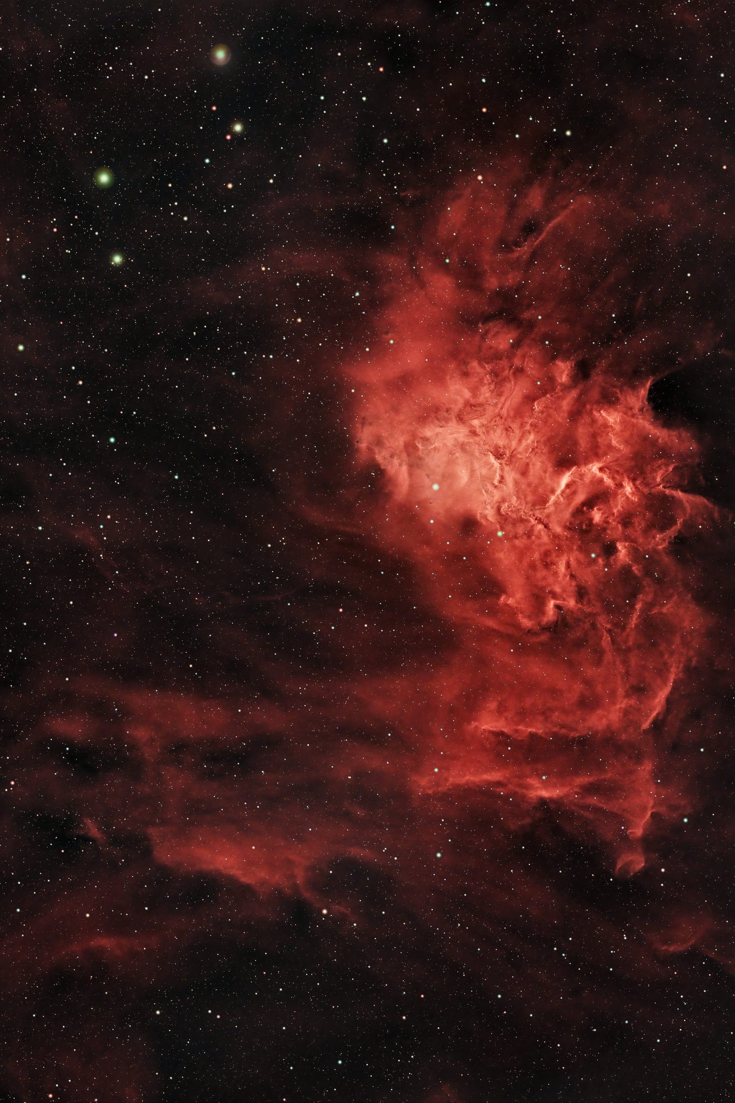 Flaming Star Nebula